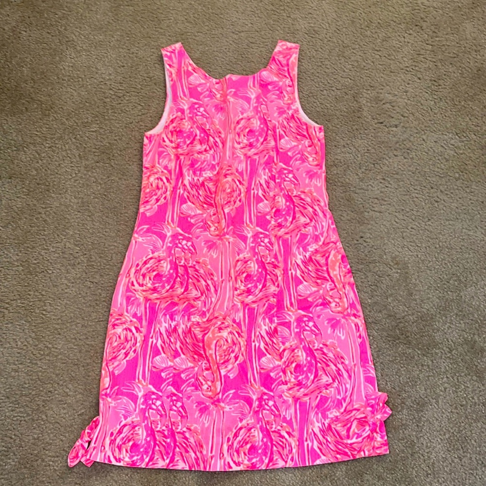 🩷🧡 Lilly Pulitzer Flamingo Shift Dress 🧡🩷